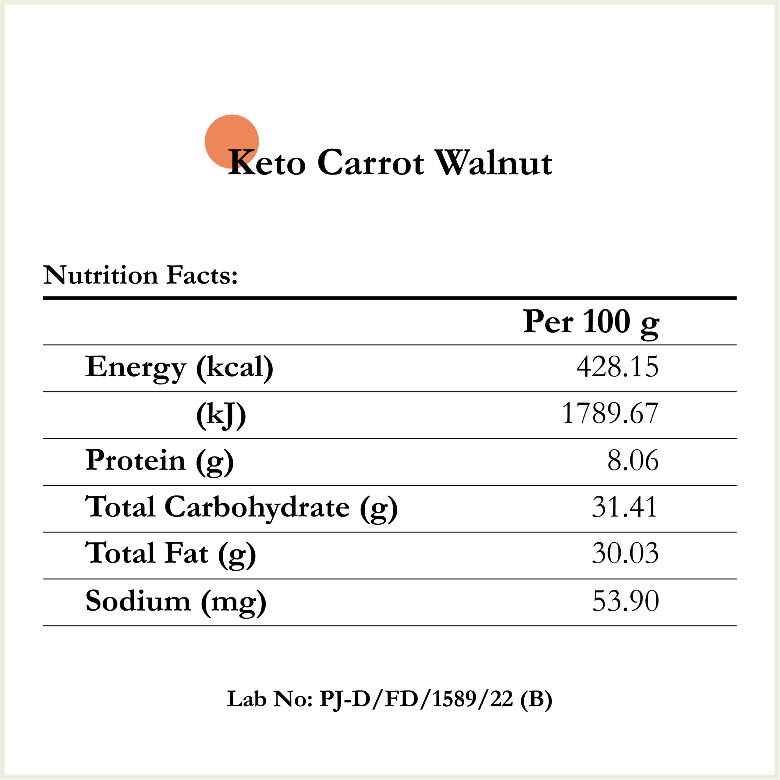 Keto Carrot Walnut