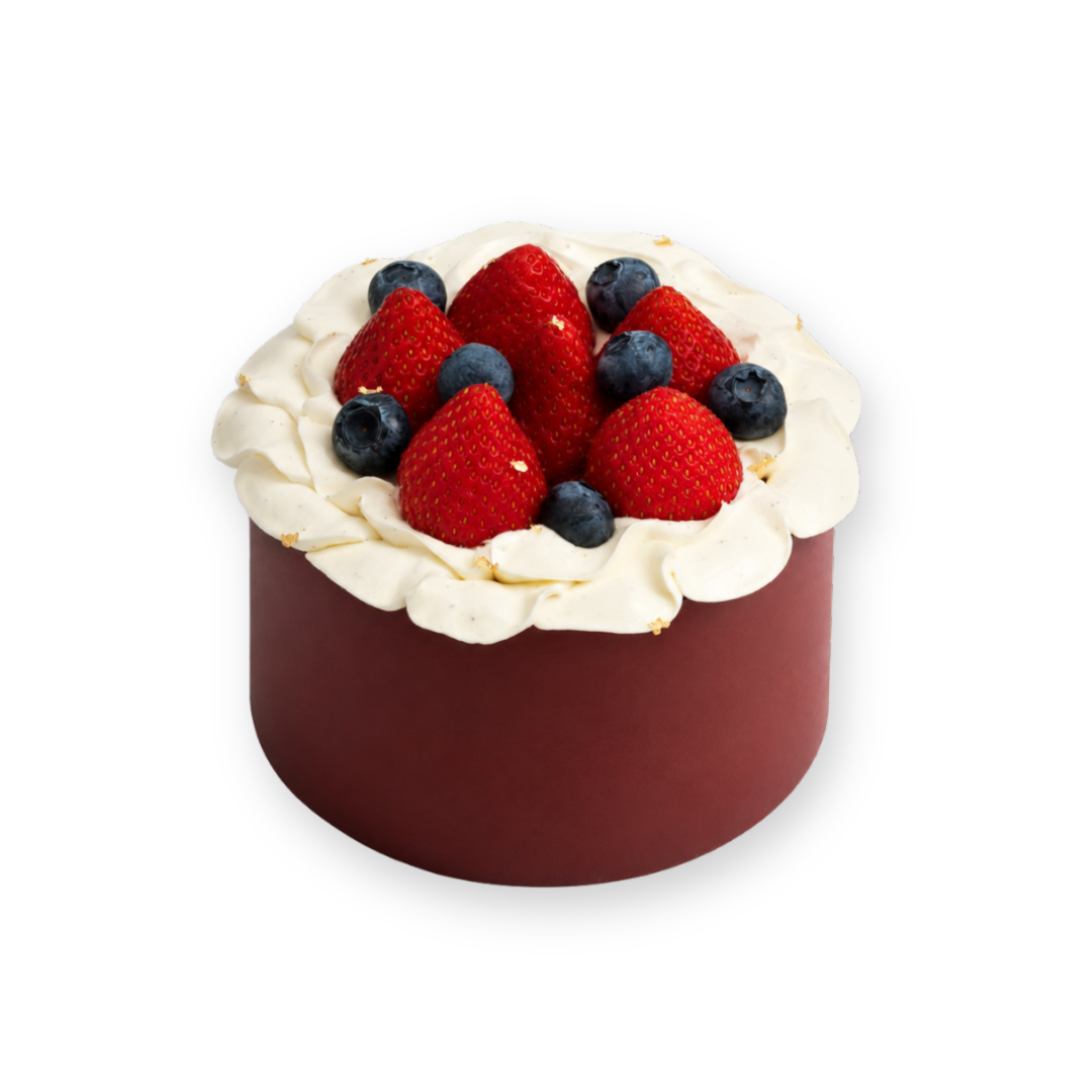 Keto Chocolate Berries Cake