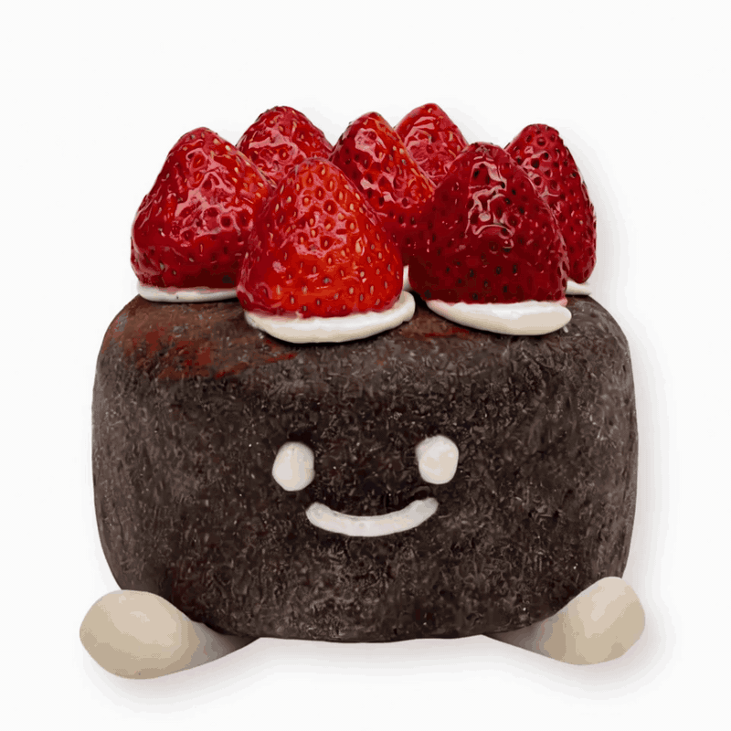 Sugarless Mochi Chocolate Cake