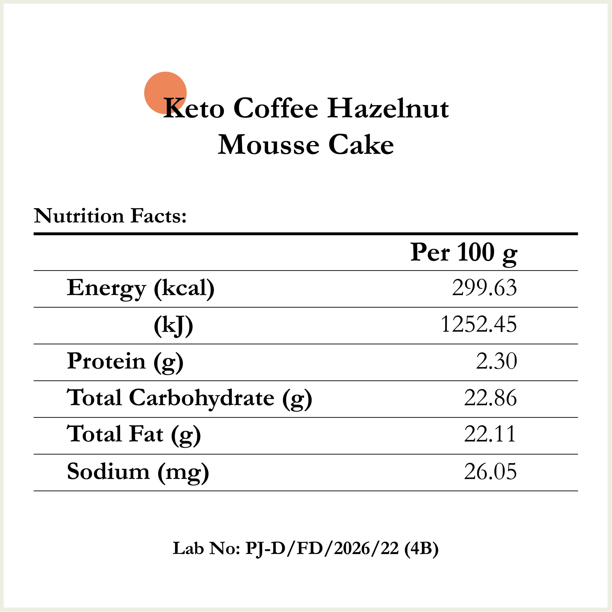 Keto Coffee Hazelnut Mousse Cake